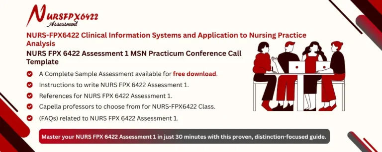 NURS FPX 6422 Assessment 1 MSN Practicum Conference Call Template